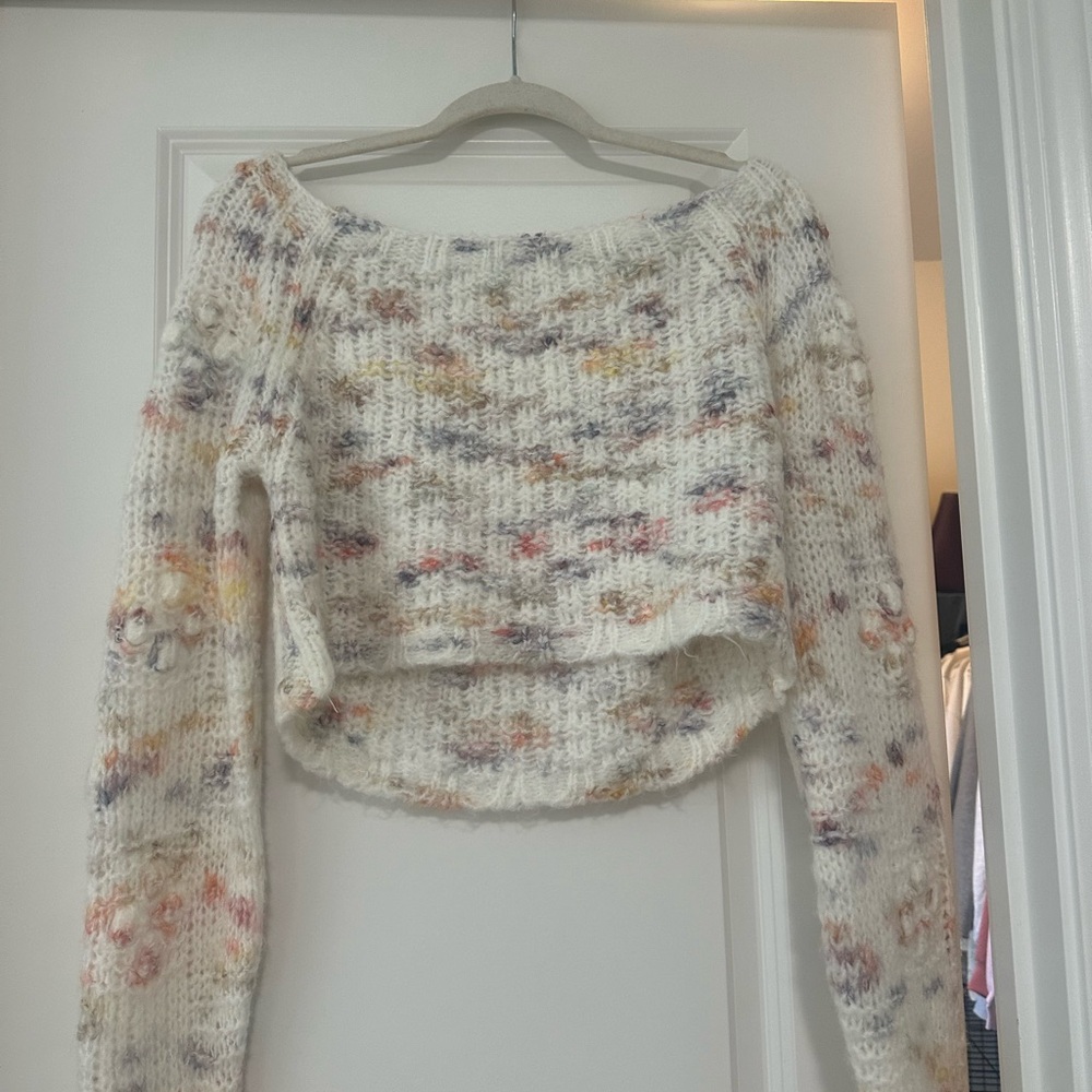 Free people ivory sweater NWT